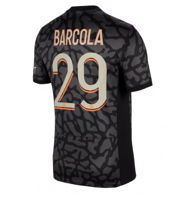 Paris Saint-Germain Bradley Barcola #29 Tercera Equipación 2023-24 Manga Corta